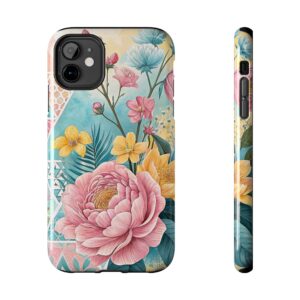 Coquette Floral Flower Design iPhone 16 15 14 13 12 11 Case