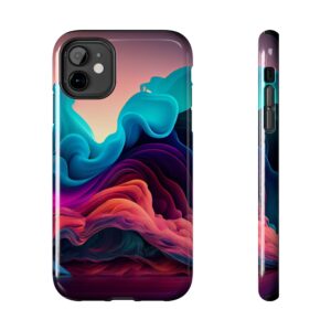 Colorful Smoke Tough Phone Cases for iPhone 16 15 14 13 12 11