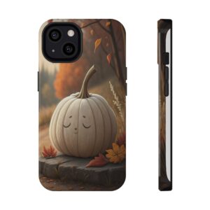 Cute Pumpkin Fall Phone Case, Autumn Vibe, Seasonal Decor, Gift for Pumpkin Lovers, Impact-Resistant Case